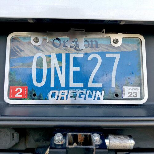 Oregun™ License Plate Frame