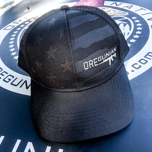 Oregunian® Black Flag Trucker Hat